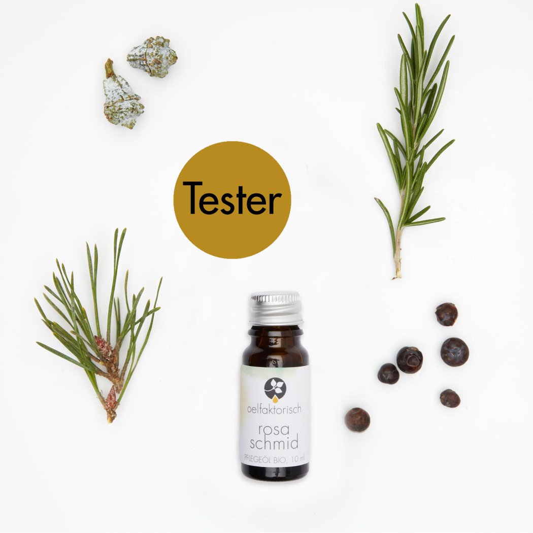 Gelenkpflegeöl Massageöl Rosa Schmid 10 ml Tester Flasche oelfaktorisch Körperöle