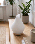 Diffuser Duftlampe weiß glas elegant skandinavisch oelfaktorisch körperöle