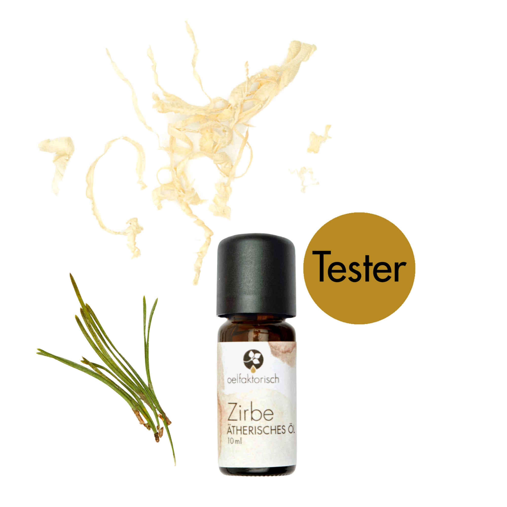 tester 10 ml ätherisches Öl Zirbe 10 ml oelfaktorisch körperöle