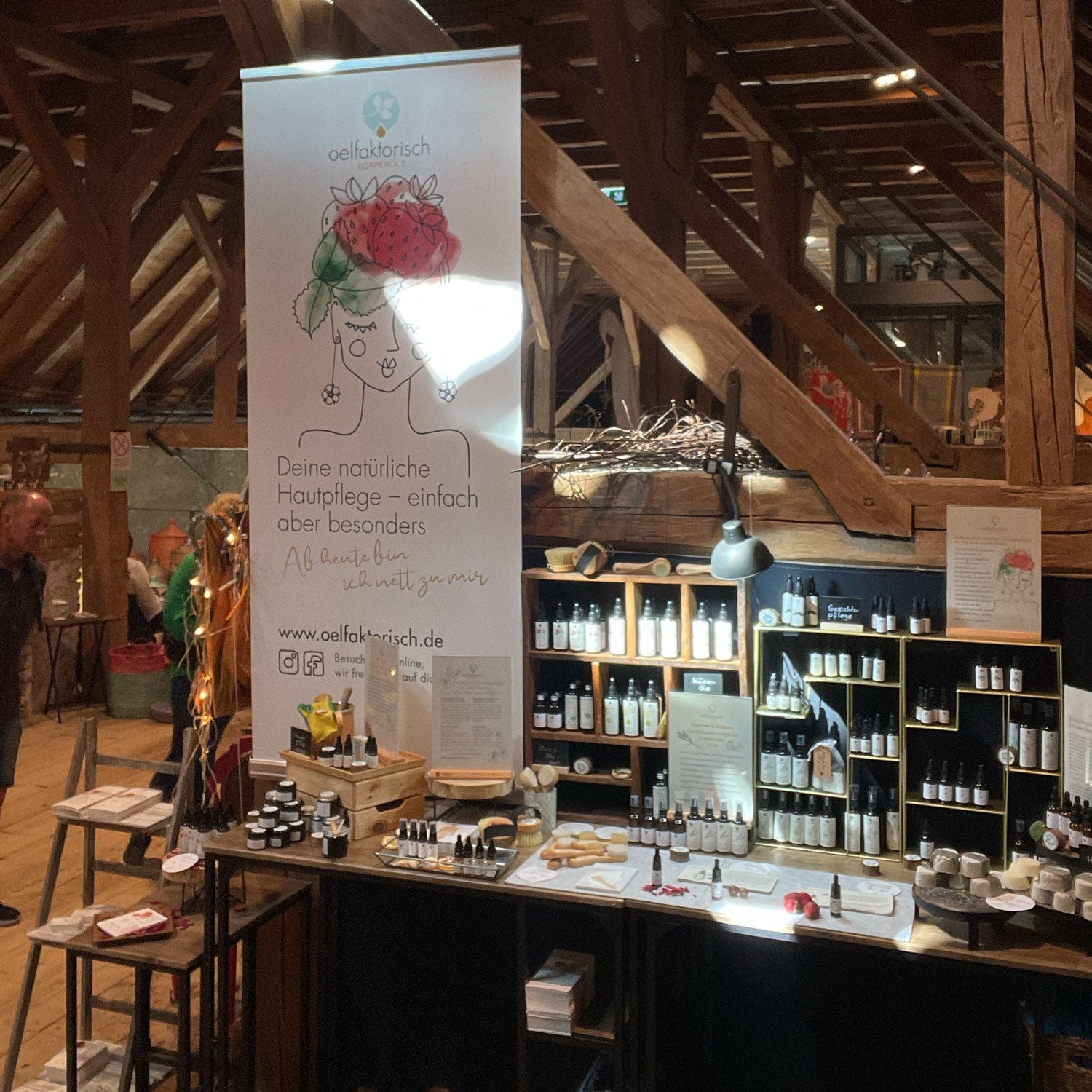 oelfaktorisch körperöle Marktstand