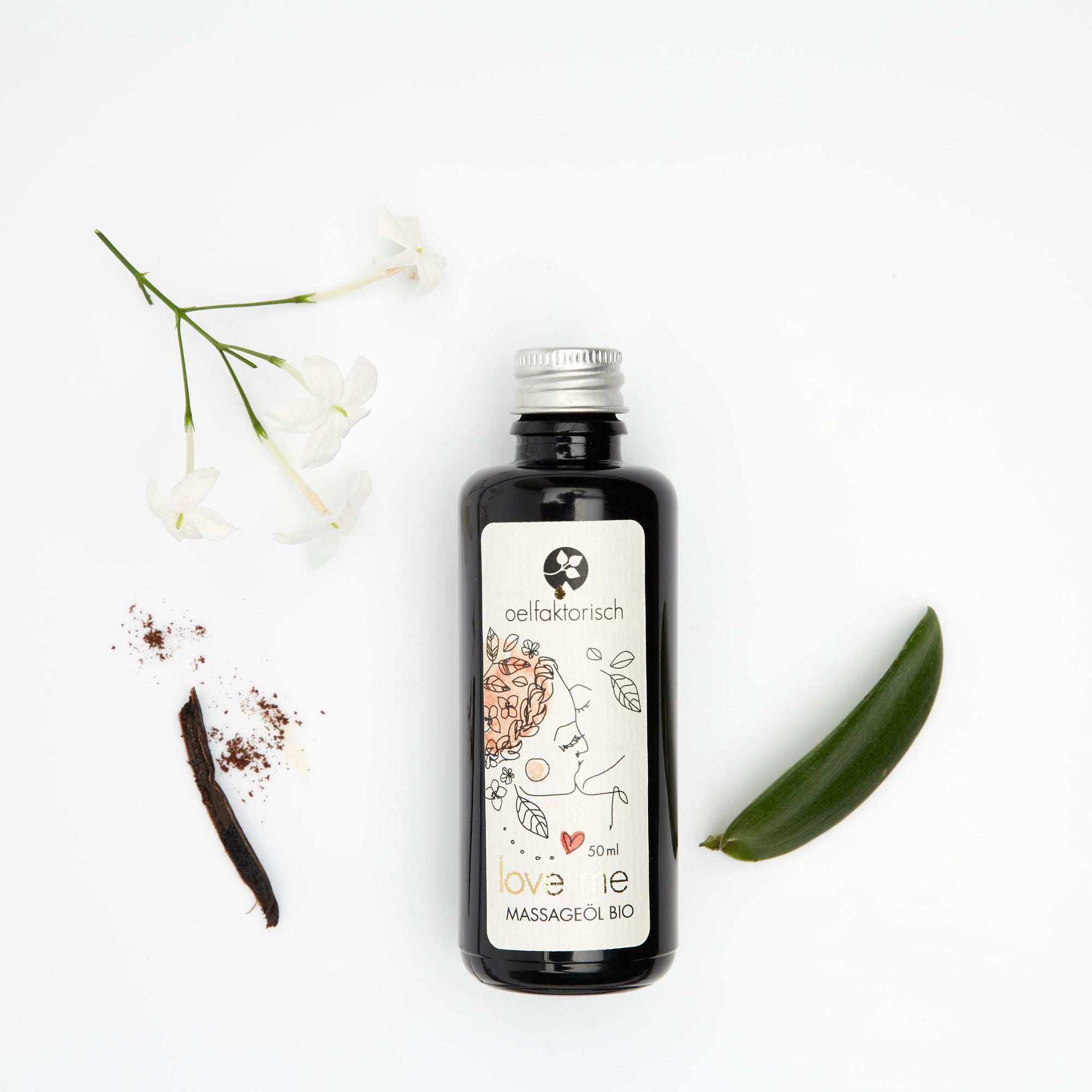 Bio Massageöl für Partner Ylang Ylang Massageöl love me oelfaktorisch Körperöle