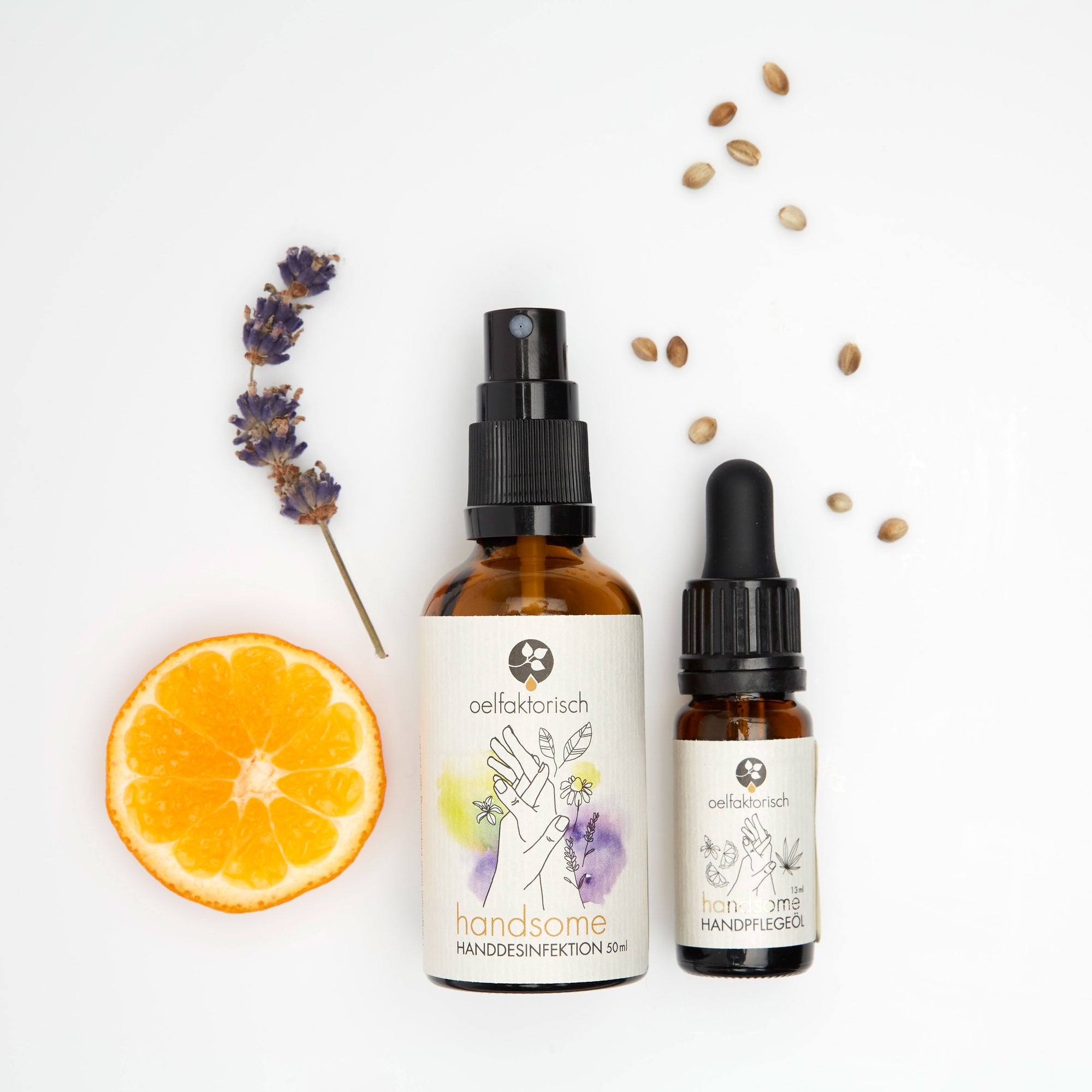 schonend Hände desinfizieren Bio Desinfektion oelfaktorisch Pflegeset Hände