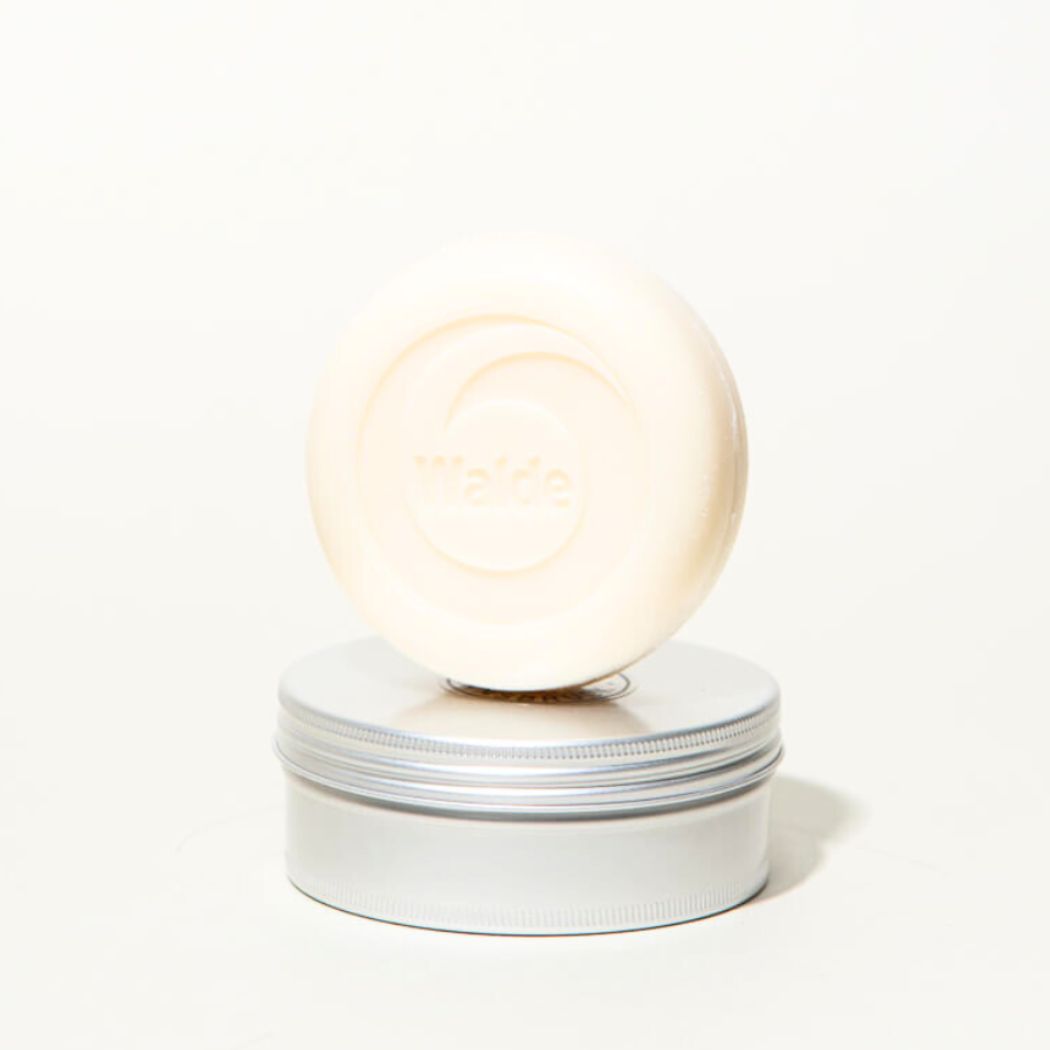 weiße Rasierseife rund in Aludose oelfaktorisch körperöle