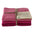 Set aus drei Wischlappen Waschlappen Baumwolle pink Töne Solwang oelfaktorisch Körperöle