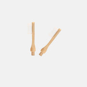 Set aus zwei Wechselköpfen für Zahnbürste aus Bambus