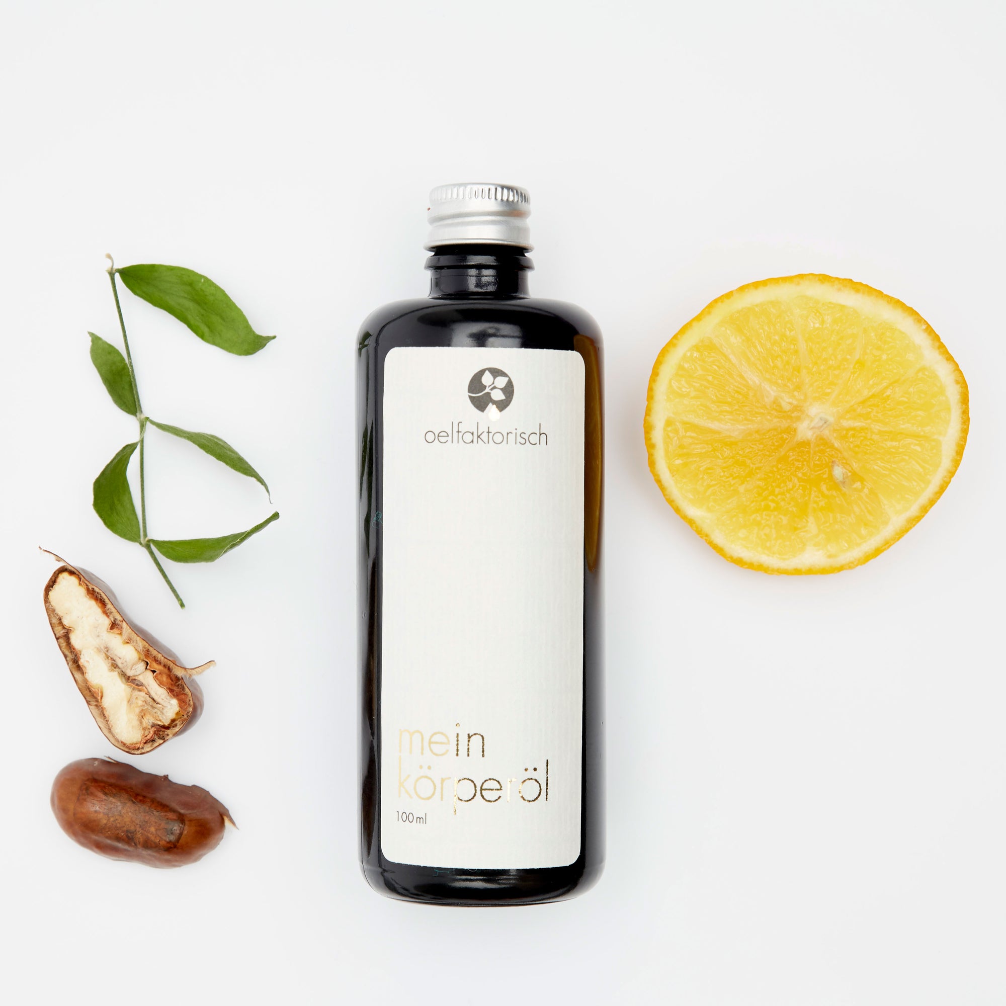 Bio Körperöl mit Bergamotte frische natürliche Hautpflege ohne Zusatz oelfaktorisch Körperöle